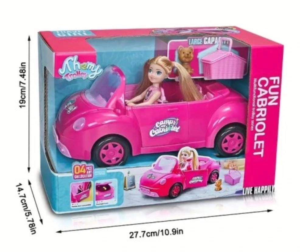 Kabriolet dla lalek + Lalka