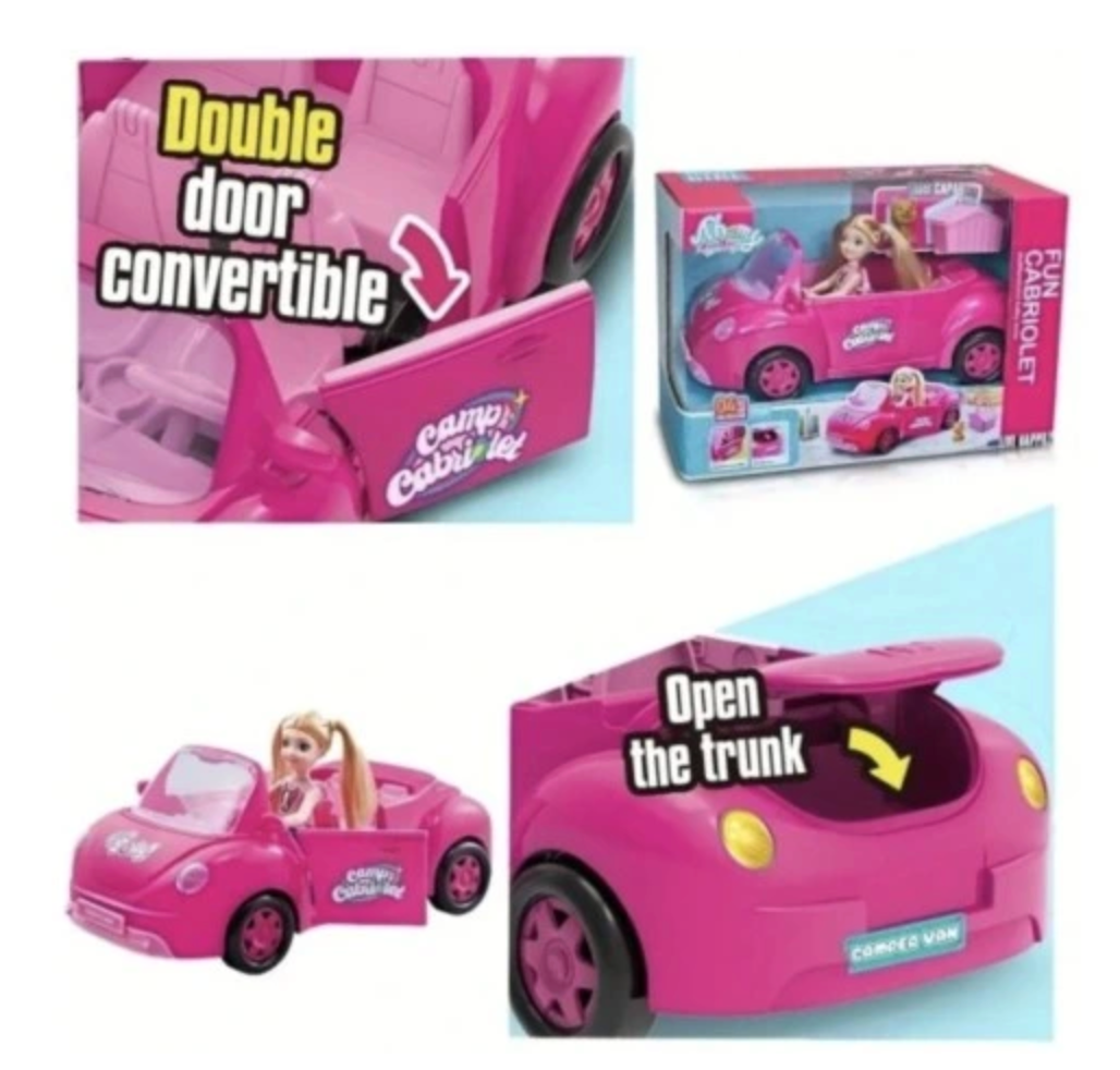 Kabriolet dla lalek + Lalka