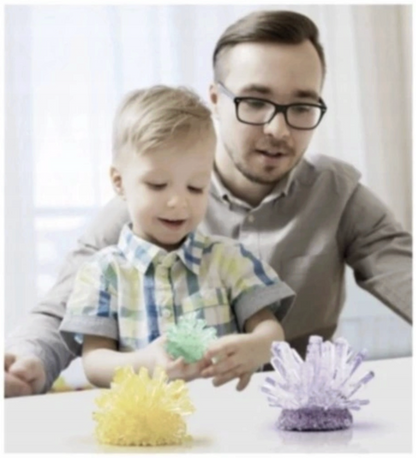 Zestaw Kreatywny Dinozaur Terrarium Lampka Led Kryształ