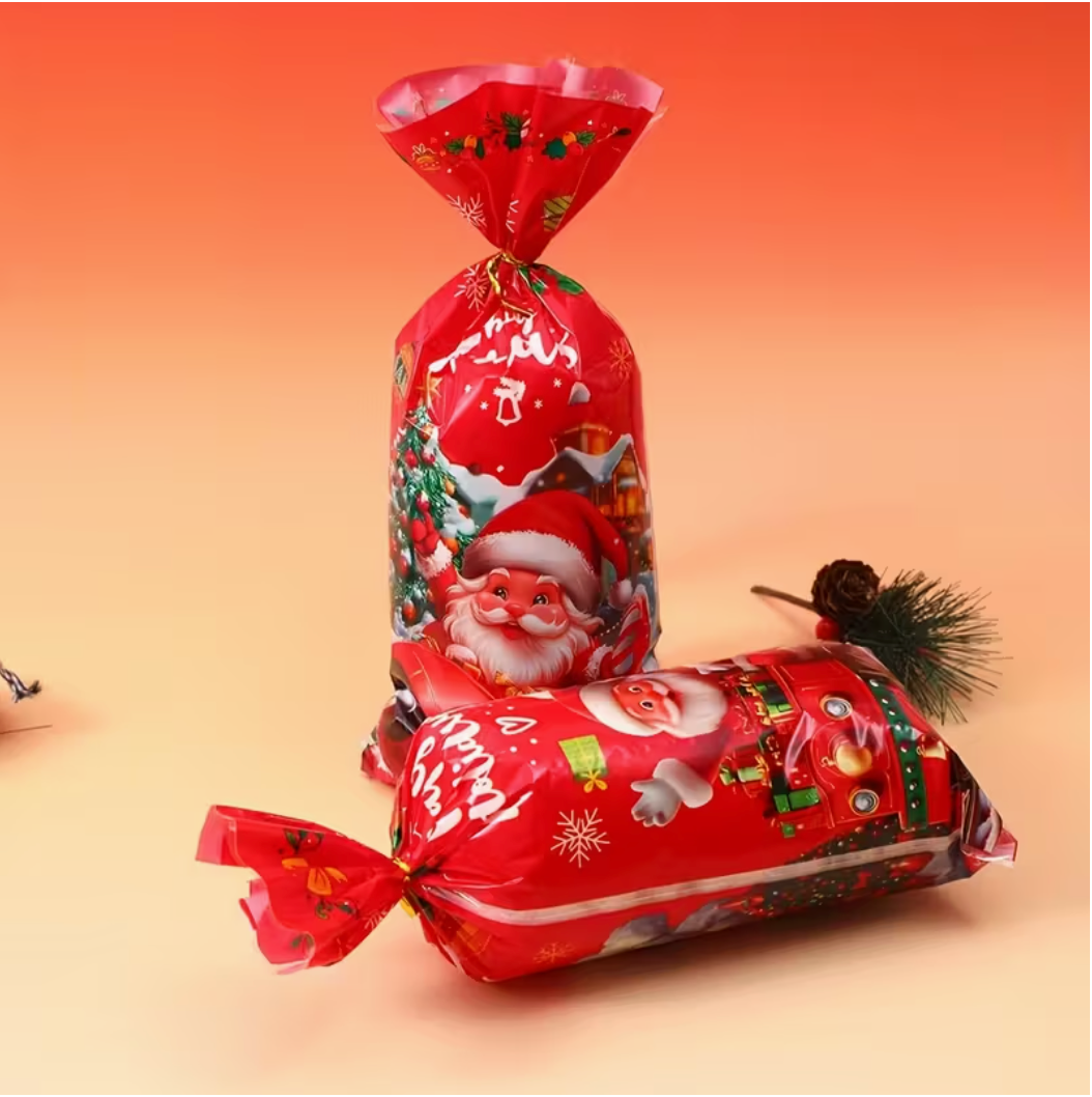 Zestaw prezentowy świąteczny na mikołajki do malowania farby szablony worek