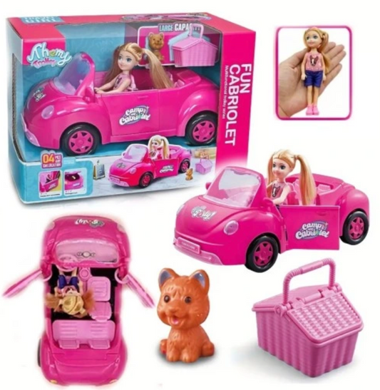 Kabriolet dla lalek + Lalka